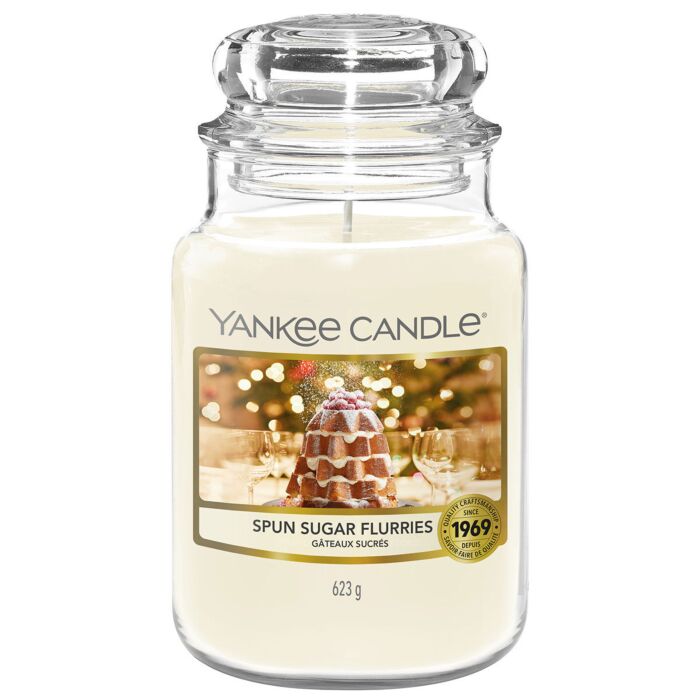 Yankee Candle - Spun Sugar Flurries - Large Jar Candle